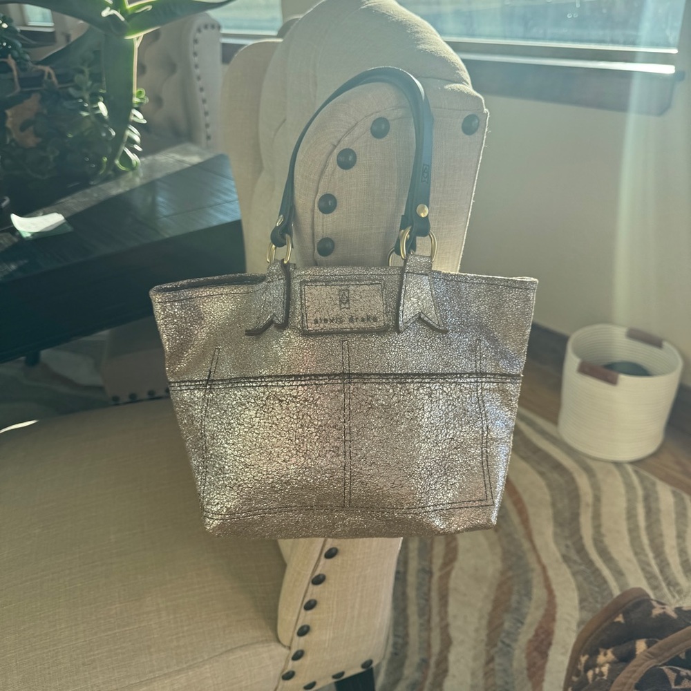 Alexis Drake Custom Silver Tote Bag